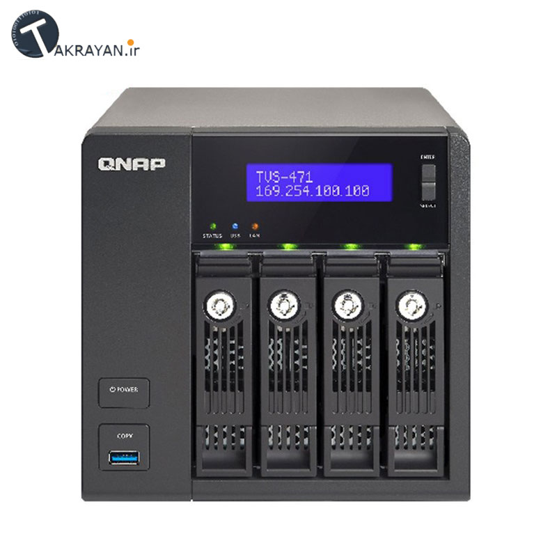 QNAP TVS-471-i3-4G NAS - Diskless